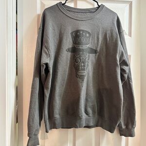 New Orleans Voodoo Gray Crewneck Sweater